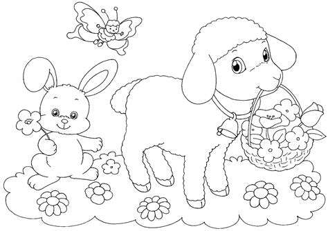 * 300+ other fun coloring pictures of animals, seasons, patriotic, easter and christmas. Easter Basket Coloring Pages - Best Coloring Pages For Kids