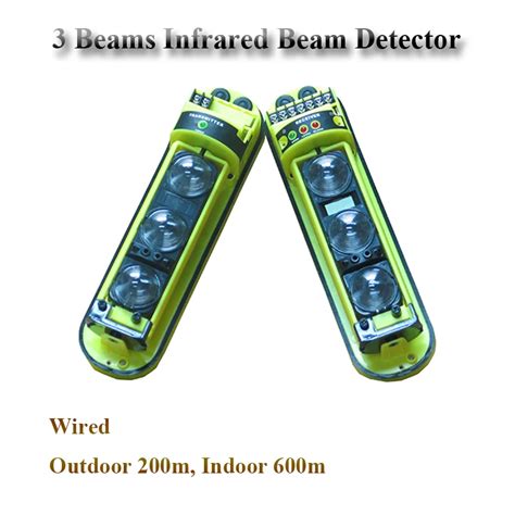 Gzgmet 200 Meter Perimeter Active Infrared Laser Beam Motion Detectors