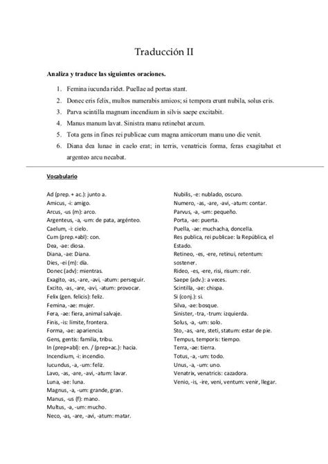 Traducción Frases En Latín