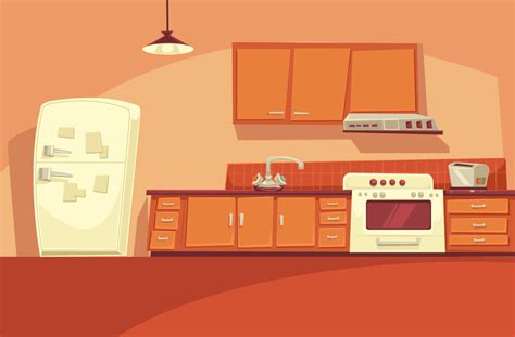 Cartoon Kitchen Animation Background Kitchen Cartoon Kitchen Background