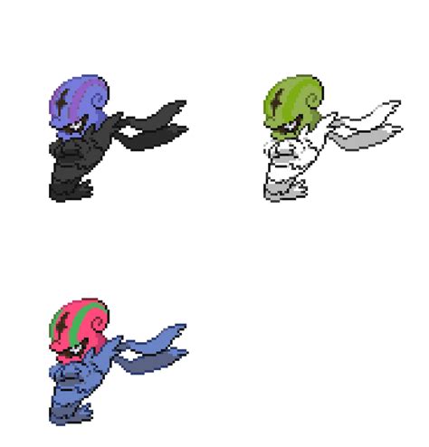 Accelgor Sprite Recolors 1 By Yellowcoolpokemonman On Deviantart