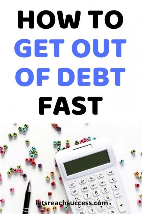 7 Tips On How To Get Out Of Debt Fast Financial Freedom Debt Free Debt Free Get Out Of Debt