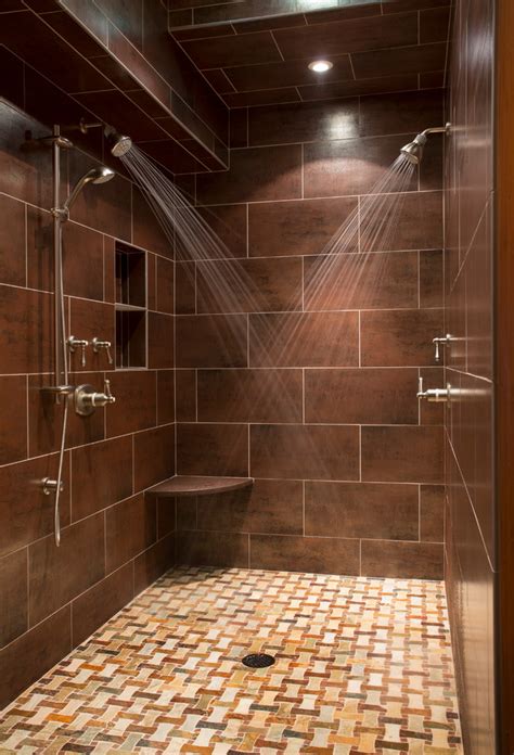 Elegant And Cool Small Shower Room