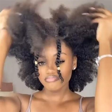 Pinterest Coldheartbarbie ⚡️ [video] Natural Hair Styles For Black Women Natural Hair Styles