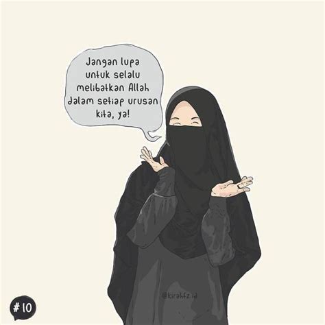 Kartun Muslimah Bercadar Terbaru Instagram 20 Cantik Wallpaper