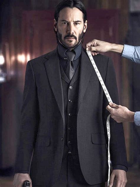 Keanu Reeves John Wick Grey Suit For Sale Hleatherjackets