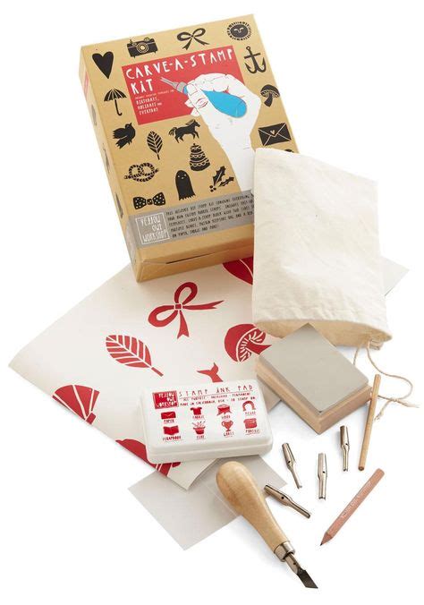 Carve Your Own Rubber Stamps With This Awesome Diy Kit It Got Our