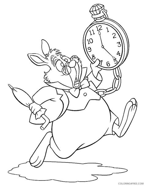 Alice In Wonderland Coloring Pages Printable Coloring4free