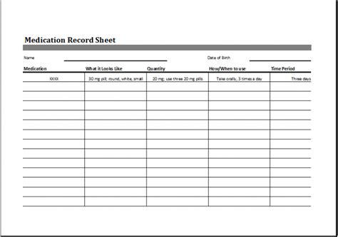 Printable Form To Coordinate Medications Printable Form 2024