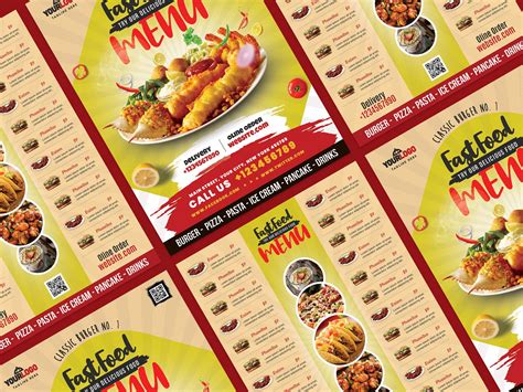 From cafes to restaurants this. Free Food Menu Card Template (PSD)