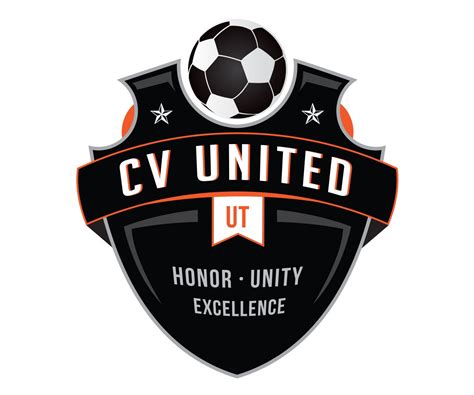 Custom Soccer Logo Design For Cv United Soccer By Jordan Fretz Design