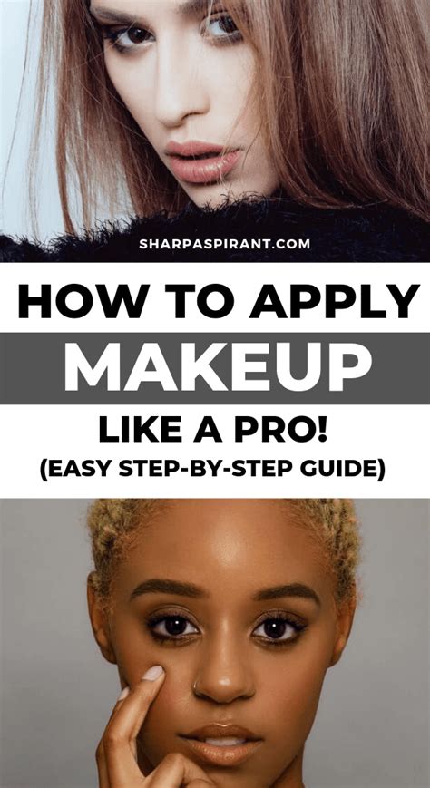 How To Apply Makeup Like A Pro Easy Step By Step Guide Sharp