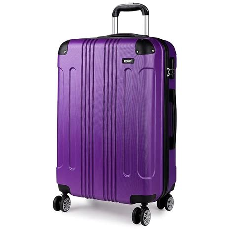 Kono 20 Inch Hard Shell Luggage Lightweight Abs 4 Wheels Spinner