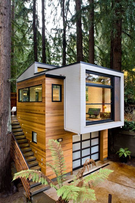 Custom Modern Small House In The Forest California1 Idesignarch
