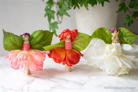 Flower Fairies Clothespin Craft For Kids A Few Shortcuts