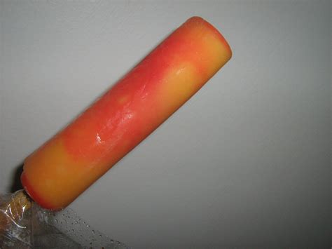 Red And Orange Popsicle
