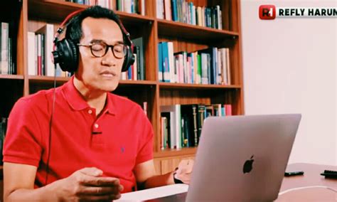 Karena channel ini adalah channel yang mengancam Refly Harun: Jokowi Cenderung Membungkam Lawan Politik