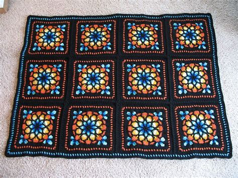 Knitsister1s Stained Glass Window Afghan Stained Glass Stained