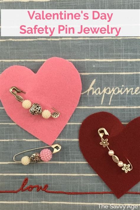 Turn Safety Pins Into Valentines Day Safety Pin Jewlery And Make