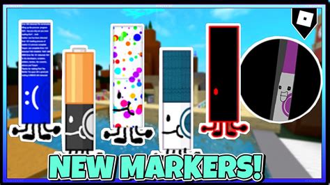 How To Find All 6 New Marker In Find The Markers 150 Roblox Youtube