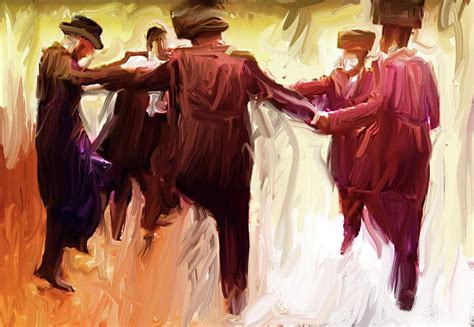 Dancing Jews Digital Art By Harry Spitz Fine Art America