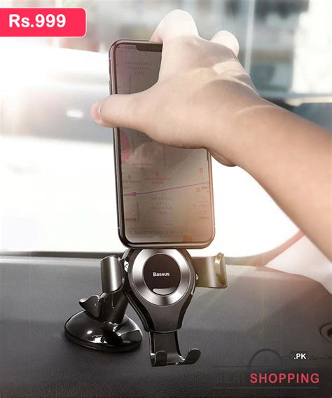 Baseus Car Phone Holder Gravity Grip Dashboard Phone Holder