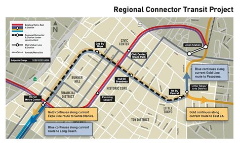Regional Connector Transit Corridor Department Of Transportation