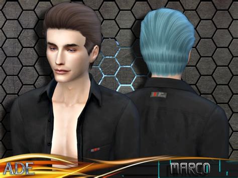 Sims 4 Ccs The Best Male Hair By Adedarma