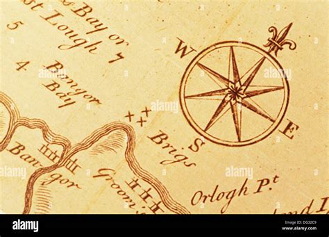 Compass Rose Map Hi Res Stock Photography And Images Alamy