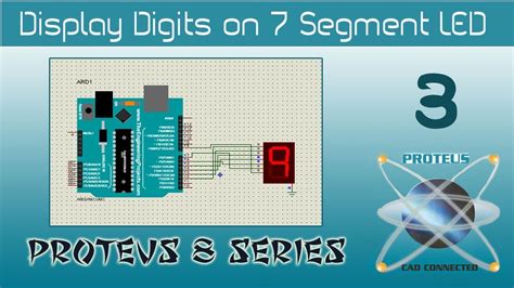 Proteus Simulation Of Seven Segment Display And Arduino Youtube