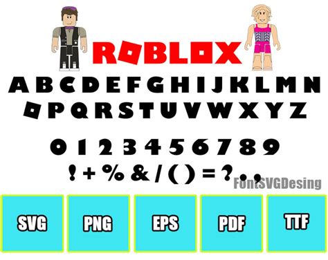 Roblox Letters Svg Roblox Alphabet Svg Roblox Font Svg Etsy Images