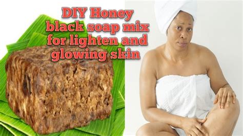 Diy Black Soap Mix For Lighten Skin And Glowing Skin Youtube