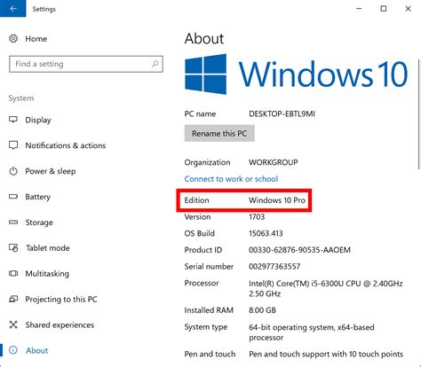 How To Find Out What Edition Version And Os Build Of Windows 10 I Have