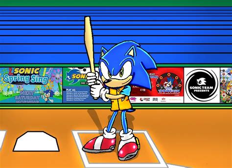Sonic Artwork Diamond Stadium Baseball Sonic Sonic X Season 1 R