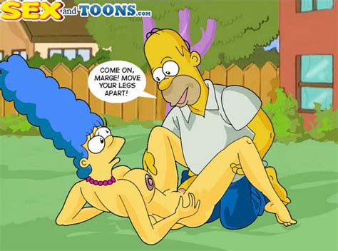 Rule 34 Clothes Color Day Female Homer Simpson Human Male Marge