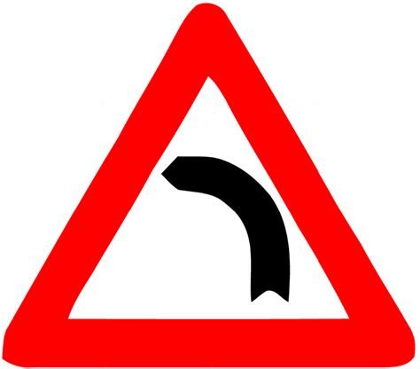 Curve Road Signs Clipart Best