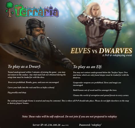 Elves Vs Dwarves R Terraria