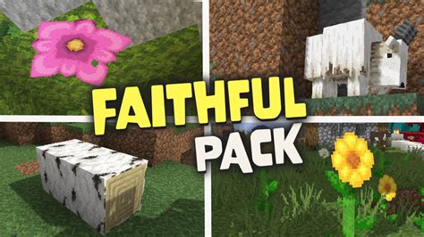 Faithful Texture Pack For Minecraft 119 Bedrock And Java Download