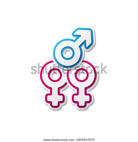 Different Gender Sex Symbols Set Isolated Stock Vector Royalty Free