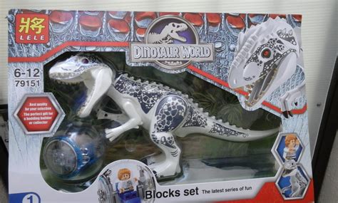 Jurassic World T Rex Indominus Rex Lego Compatible 45000 En