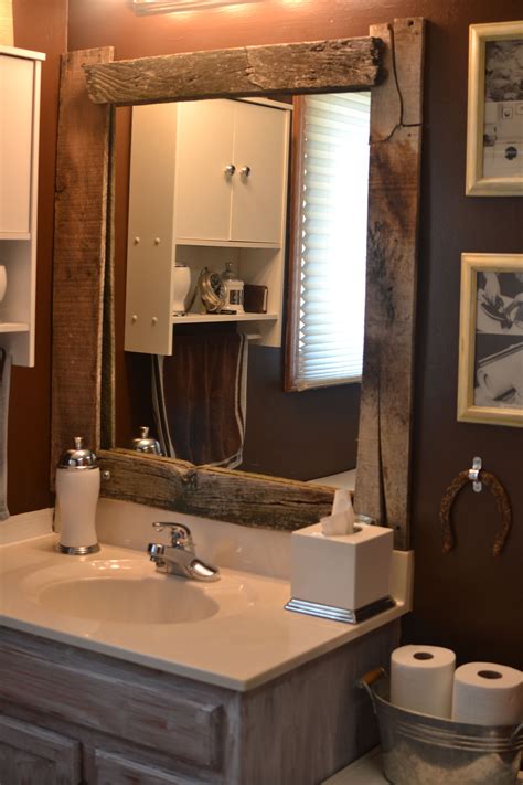 10 Bathroom Mirror Frame Ideas Diy