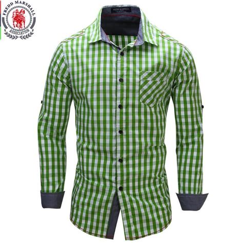 Green Shirt 3 Plaid Shirt Men Long Sleeve Plaid Shirt Mens Shirt Dress