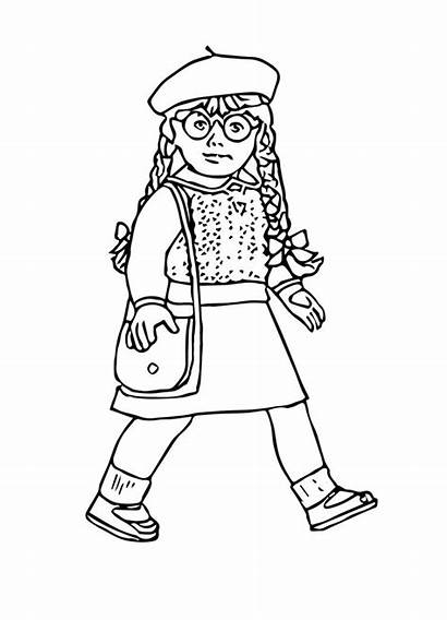Coloring Doll Pages American Printable Molly Mcintire