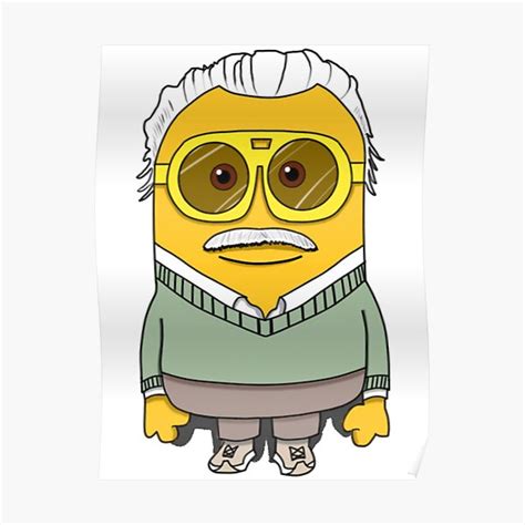 Minion Old Man Poster For Sale By Joanna Asia Redbubble