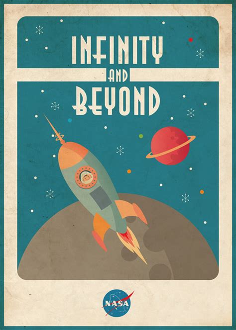 Vintage Space Poster Space Rocket 50x70 Cm Etsy