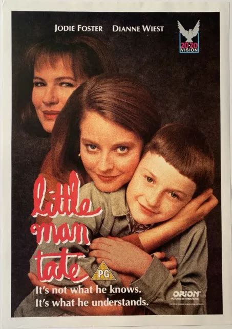 Little Man Tate Jodie Foster Original Video Store Poster 235 X 165