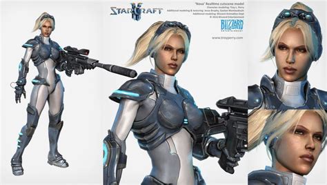 Starcraft2 Nova Character Model Troy Perry Character Modeling