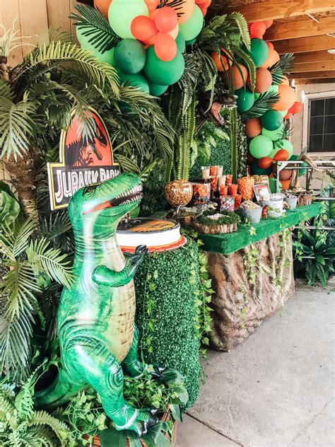 Jurassic Park Birthday Party Ideas Photo 1 Of 7 Catch My Party