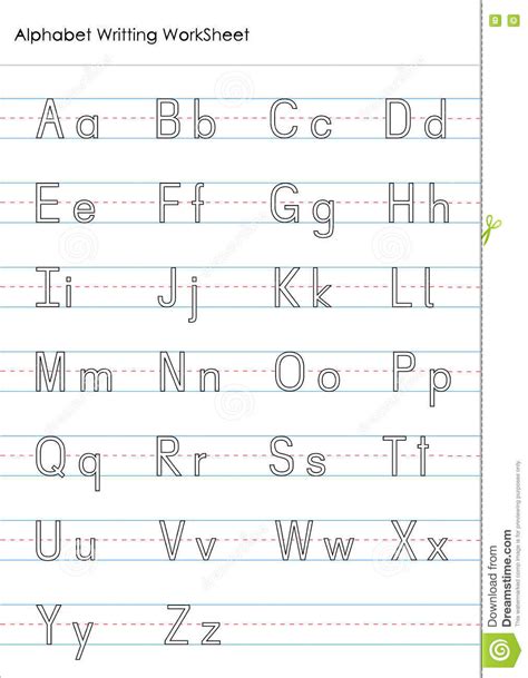 Download these fun activity sheets for your child to complete to get them excited for their first day or return to primary school. Alphabet Writing Worksheets — db-excel.com