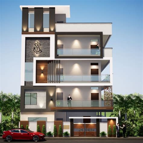 G3 Indian Building Elevation In 2021 Small House Elevation Design